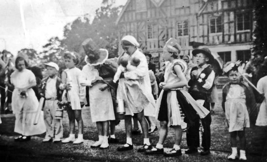 Threapwood Children at Broughton Hall - 1953 Coronation Celebrations